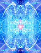 Blessed Mother Mary Digital Art by Diana Haronis