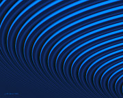 Blue Curves Digital Art by Judi Suni Hall Blue Curves Digital Art by Judi Suni Hall