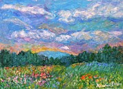 Blue Ridge Wildflowers Painting by Kendall Kessler