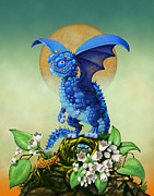 Blueberry Dragon Digital Art by Stanley Morrison