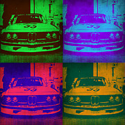 BMW Racing Pop Art 1 Painting by Naxart Studio