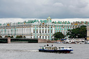 Boat Sailing In The Neva River Photograph by Yadid Levy Boat Sailing In The Neva River Photograph by Yadid Levy