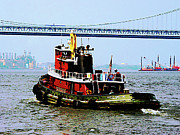 Boat - Tugboat at Penn's Landing Photograph by Susan Savad Boat - Tugboat at Penn's Landing Photograph by Susan Savad