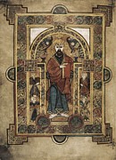 Book Of Kells. 8th-9th C. Saint John Photograph by Everett