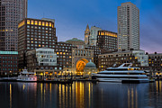 Boston Harbor Skyline Photograph by Susan Candelario