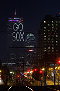 Boston Prudential Center with Message Go Sox Photograph by Juergen Roth Boston Prudential Center with Message Go Sox Photograph by Juergen Roth
