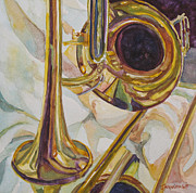Brass at Rest Painting by Jenny Armitage