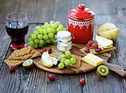 Breakfast With Blue Cheese, Fruits And Photograph by Julia Khusainova