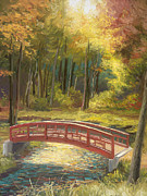 Bridge Painting by Lucie Bilodeau