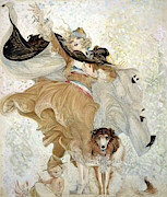 Brinkley Girl, 1918 Painting by Granger