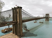 Brooklyn Bridge Photograph by Science Photo Library
