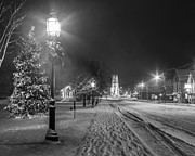 Brunswick Maine Street Holiday Photograph by Benjamin Williamson