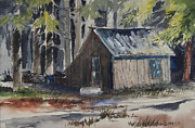 Cabin In The Woods Painting by Anthony Coulson