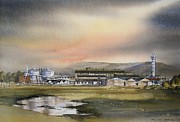 Carlow Sugar Factory Painting by Roland Byrne Carlow Sugar Factory Painting by Roland Byrne