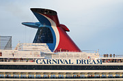 Carnival Dream smokestack Photograph by Bradford Martin