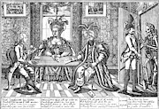 Cartoon Political Card Game Painting by Granger