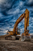 Cat Excavator Photograph by Mike Burgquist