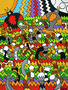 Catnip Painting by Rojax Art