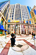 Caught In The Geometry Of Boylston Street Photograph by Mark Tisdale
