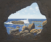 Cave View Painting by Mary Scott