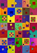 Checkered Painting by David K Small