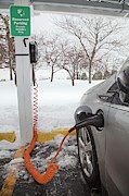Chevrolet Volt Electric Car Charging Photograph by Science Photo Library