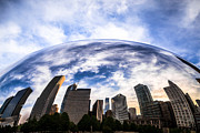 Chicago Bean Cloud Gate Skyline Photograph by Paul Velgos