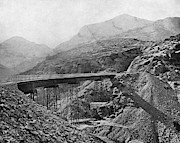 Chile Railroad, C1890 Photograph by Granger