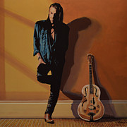 Chris Whitley Painting by Paul Meijering Chris Whitley Painting by Paul Meijering