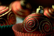 Christmas Bauble Cupcakes Photograph by Joy Watson Christmas Bauble Cupcakes Photograph by Joy Watson