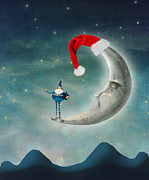 Christmas Moon Photograph by Juli Scalzi