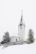 Church in winter Photograph by Matthias Hauser