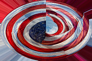 Circling the flag Photograph by Jeff Folger