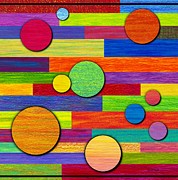 Circular Bystanders  Painting by David K Small