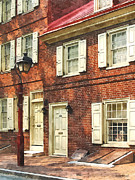 Cities - Philadelphia Brownstone Photograph by Susan Savad Cities - Philadelphia Brownstone Photograph by Susan Savad