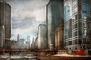 City - Chicago IL - Building a new city Photograph by Mike Savad City - Chicago IL - Building a new city Photograph by Mike Savad