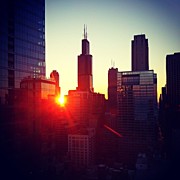 City Sunset Photograph by Jill Tuinier