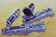 Clarinet Candy Painting by Jenny Armitage