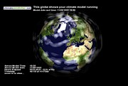 Climate Prediction Screen Saver Photograph by Science Photo Library