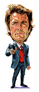 Clint Eastwood as Harry Callahan Painting by Art  