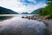 Cloudy Day on Jordan Pond   Photograph by Lars Lentz