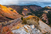 Cloudy Provo Peak Sunset - Utah Photograph by Gary Whitton