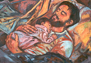 Clyde and Alan Painting by Kendall Kessler