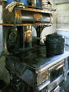 Coal Stove Photograph by Susan Savad Coal Stove Photograph by Susan Savad
