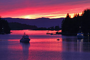 Coastal Sunset on the Sunshine Coast Photograph by Peggy Collins