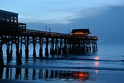Cocoa Beach Pier at twilight Photograph by Bradford Martin