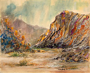 Colorful Rock Formation Painting by Anthony Coulson
