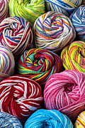 Colorful Yarn Photograph by Garry Gay