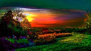 Colorized Sunrise Photograph by Jeff Kurtz