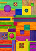 Combination 2 Painting by David K Small